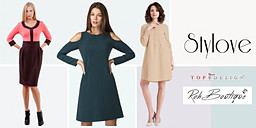 Рокли в земни тонове снимка