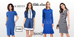 Синя рокля във всеки дамски гардероб снимка