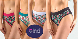 Gina - бикини с цветни принтове снимка