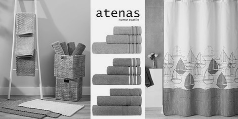 Atenas - текстилни акценти за банята снимка