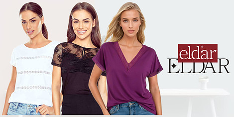 Eldar - блузи с къс ръкавснимка