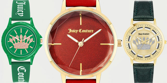 Guess & Juicy Couture - бляскави стрелки и цветни минути снимка