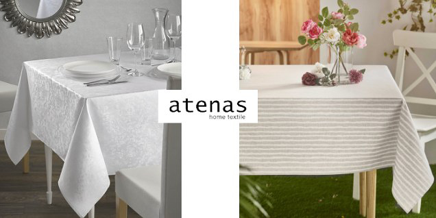 Atenas - текстил за трапезата в класическа цветова гама снимка