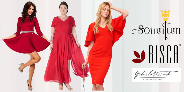 Темперамент и елегантност с нова рокля в огнени багри снимка