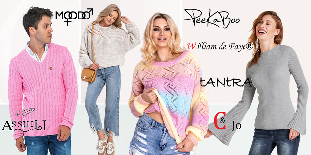 Нов пуловер като топла прегръдка снимка