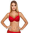 Червен сутиен с повдигащ ефект Vesta-2 снимка