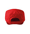 Червена памучна unisex шапка Zino-4 снимка