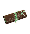 Портмоне за бижута в тъмнокафяво и зелено Kiley-0 снимка
