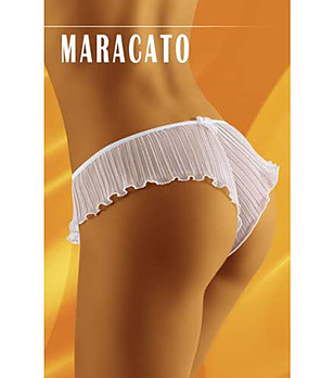 Бели прашки с къдрички Maracato снимка