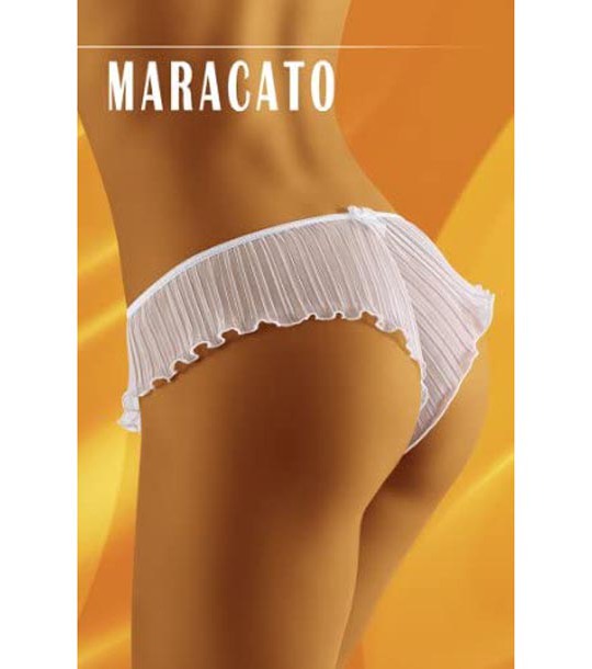 Бели прашки с къдрички Maracato снимка