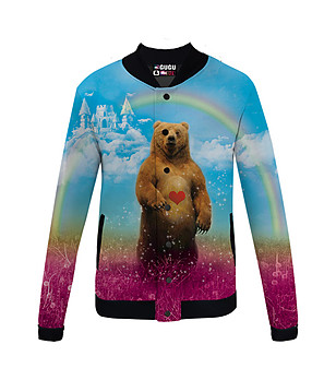 Дамско яке с принт S'care bear снимка