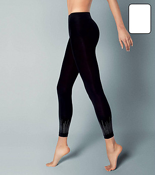 Бял клин с декорация Brigitte 60 DEN снимка