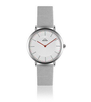 Мъжки часовник в сребристо и бяло Devon снимка