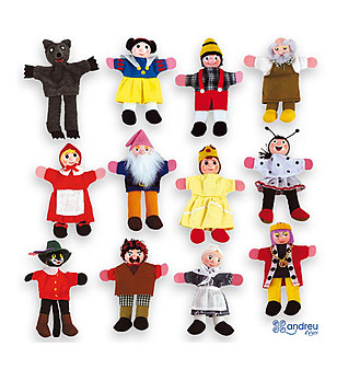 Кукли за пръсти 12 броя снимка