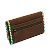 Дамски портфейл в тъмнокафяво и зелено Bavaria-2 снимка