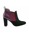 Многоцветни дамски кожени боти Emily-0 снимка