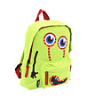Зелена детска раница Чудовище-2 снимка