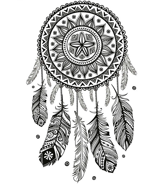 Декоративен стикер за стена Dream catcher снимка