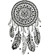 Декоративен стикер за стена Dream catcher-0 снимка