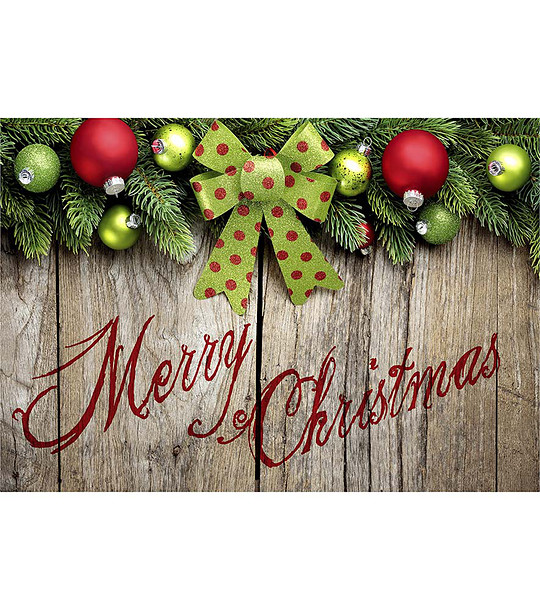 Постелка с принт Merry Christmas 52х75 см снимка