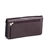 Дамски кожен портфейл в нюанс на цвят патладжан Axelle-2 снимка