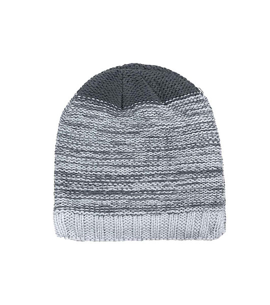 Unisex шапка в сиво и цвят графит Emelia снимка