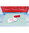 Постелка в цвят мента Sweet Love 52х75 см-0 снимка
