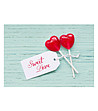Постелка в цвят мента Sweet Love 52х75 см-1 снимка