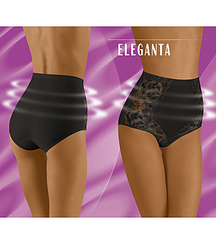 Черни оформящи бикини с висока талия Eleganta снимка