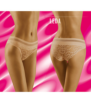 Ефектни бежови бикини Leda снимка