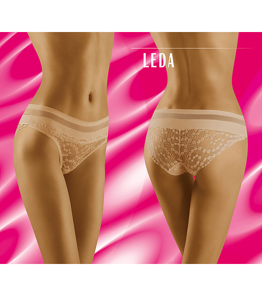 Ефектни бежови бикини Leda снимка