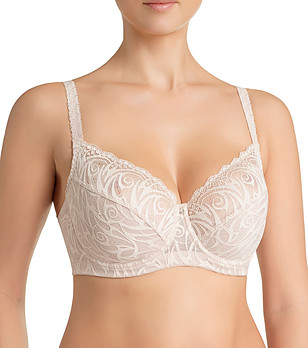 Ефектен сутиен в светлобежово с памук Мarry-Anna снимка