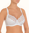 Бял сутиен Victoria с дантелено покритие-0 снимка