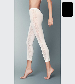 Черен дамски клин Gina снимка