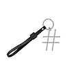 Черен кожен ключодържател Hashtag-0 снимка