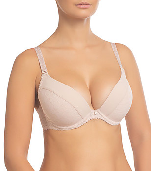 Сутиен Danielle в бежов нюанс с повдигащ ефект снимка