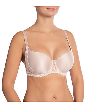 Ефектен сутиен в цвят пудра Evelen снимка