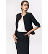 Черно дамско сако Lea-4 снимка