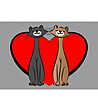 Постелка Cats Love 75х52 см-0 снимка