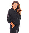 Черен дамски суитшърт Lusiene-4 снимка