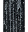 Черна рокля с пайети Vena-4 снимка
