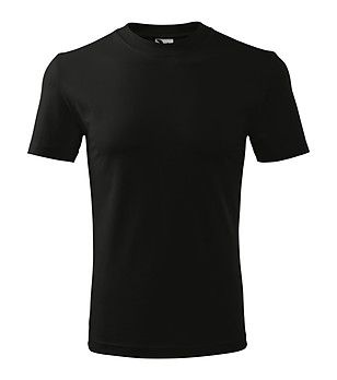 Unisex памучна тениска в черно Heaver снимка