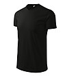 Unisex памучна тениска с V-образно деколте в черно Heavy-2 снимка