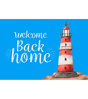 Постелка с принт Welcome back home 52х75 см снимка