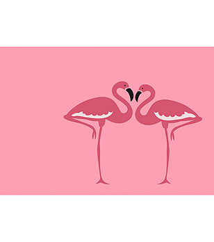 Постелка с принт Flamingo 52х75 см снимка