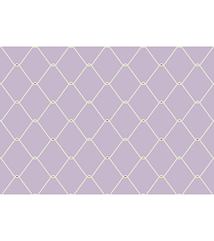 Постелка с принт Fence on lavender 52х75 см снимка