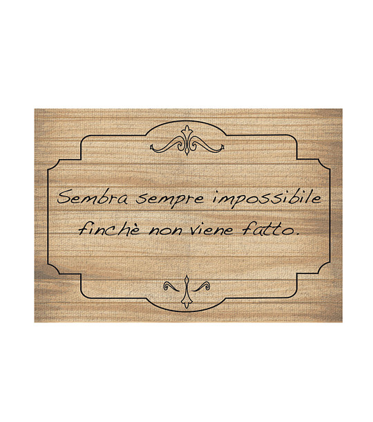 Постелка с принт Impossibile 52х75 см снимка