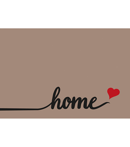 Постелка с принт Home is Love 52х75 см снимка