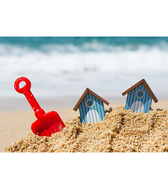 Постелка с принт Beach games 52х75 см снимка