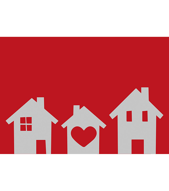 Постелка с принт Home is where the heart is 52х75 см снимка